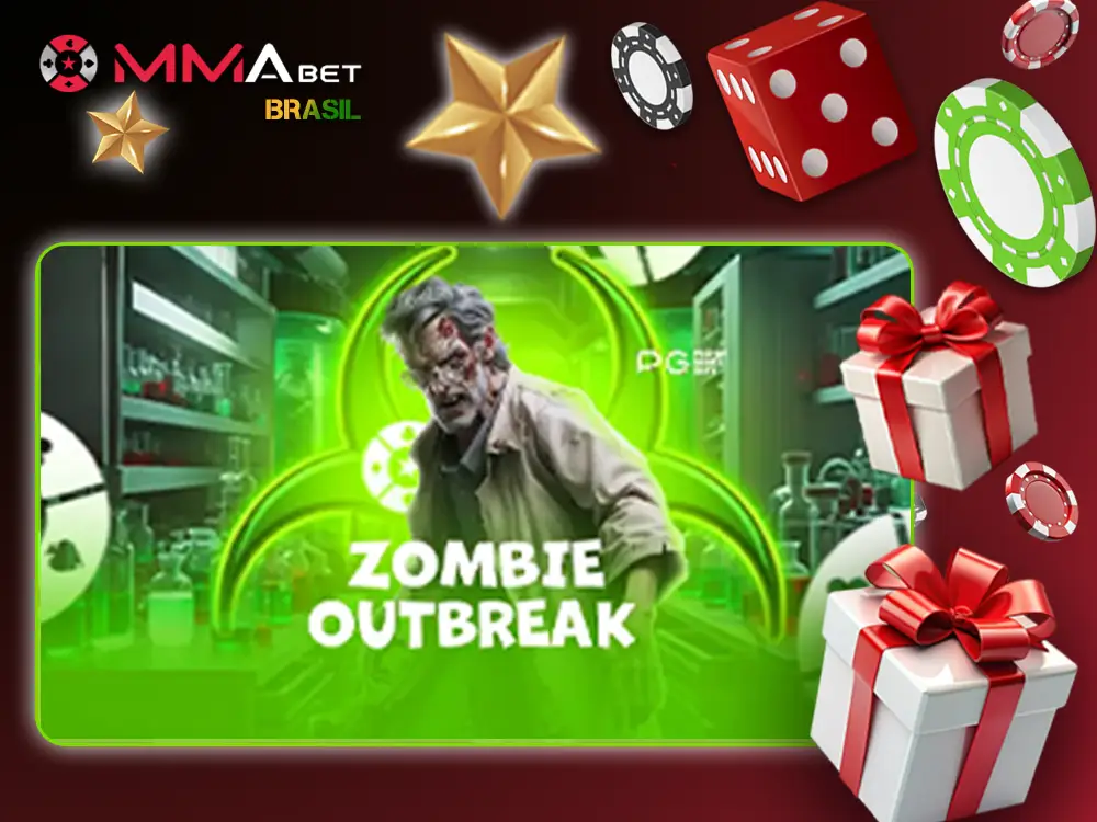 Oferta atraente na forma de bônus fácil no caça-níqueis Zombie Outbreak Slots