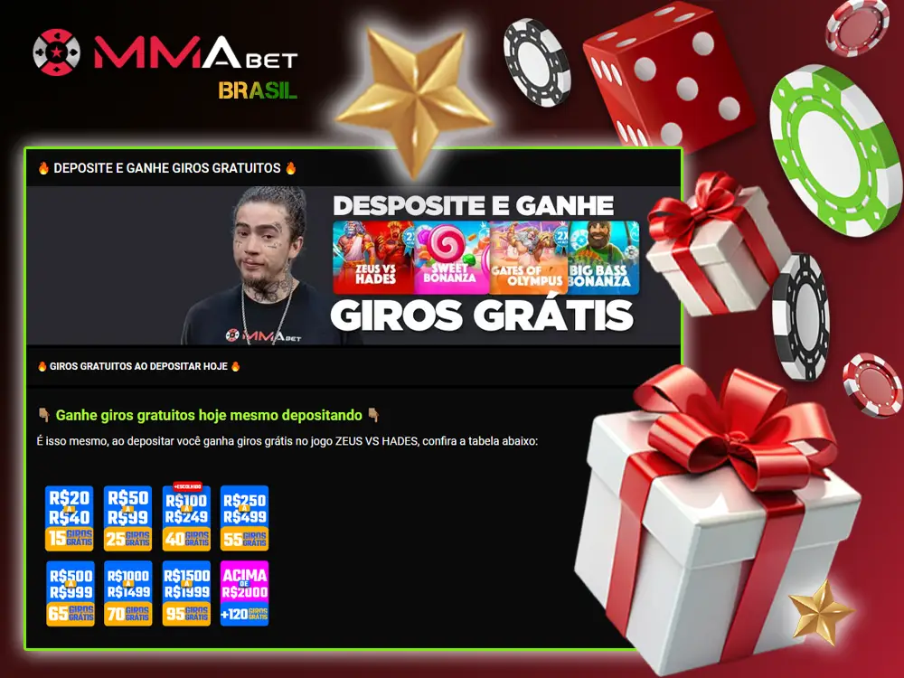 Programa de bonus Mmabet