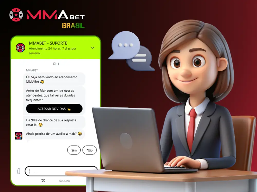 Serviço de suporte ao cliente por chat ao vivo da Mmabet eficiente e rápido